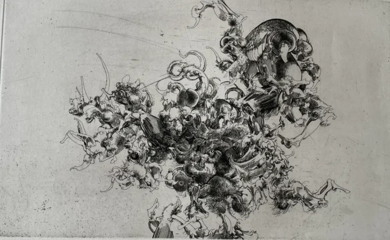 François Lunven Gravure La dernière tentation