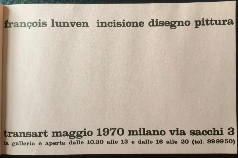 François Lunven Transart Milano