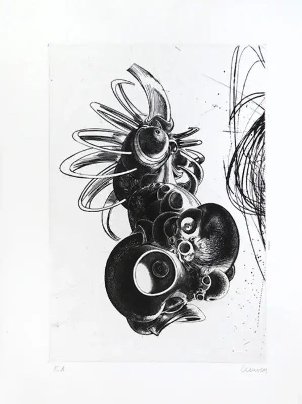 François Lunven, gravure, Explosive fixe,